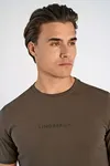 Lindbergh Print Tee  - Dk Brown