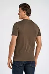 Lindbergh Print Tee  - Dk Brown