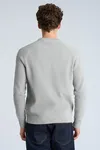 Ribbes O-neck Knit  - Grey Mel