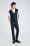 Merino Vest - Navy