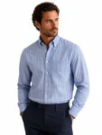 Striped Superflex Oxford Shirt - Pastel Blue