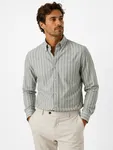 Striped Superflex Oxford Shirt - Green