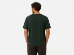 Striped O-neck Tee - Green