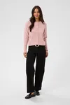 Niel Knit Cardigan - Pale Mauve Melange