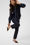 Ghita Barrel Jeans - Dark Blue Unwashed Denim