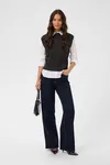 Barbara Knit Vest - Dark Grey Melange