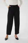 Sakura Cropped Pants - Black Deep