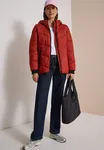 Midi Puffer Jacket - Light Russet Red              