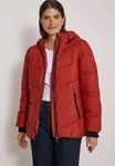 Midi Puffer Jacket - Light Russet Red              