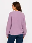 Wlulu Knit Relaxed O-Neck - Winsome Orchid Melange