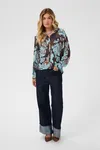 Vega Shirt - Nightsky Shaded Flowers