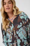 Vega Shirt - Nightsky Shaded Flowers
