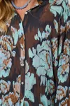 Vega Shirt - Nightsky Shaded Flowers