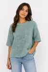 Tabana Pullover - Aqua Haze Melange