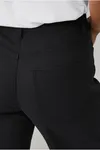 Freya Coated Wide Jeans - Black Beauty Coated