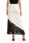 Lara Midi Lace Skirt - Birch Black Lace