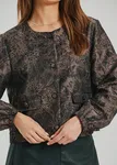 Vilo Jacket  - Black W. Iris
