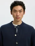 Braun Knit O-Neck Cardigan  - Sky Captain