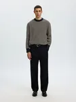 Darrell Structure Crew Neck - Sky Captain Turkish Coffee / Oatmeal