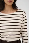 Nela T-shirt - Mole Stripe