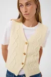 Christin Waistcoat - Whitecap Gray