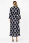 Sc-Halin Dress - Navy Combi