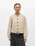 Gunvi Knit Cardigan  - Macadamia Melange