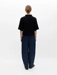 Meral High Neck Top - Black
