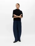 Meral High Neck Top - Black