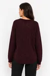 Knitted Sweater - Wine