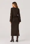 Mingel Knitted Skirt - Brown