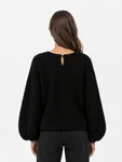 Mingle more puff sleeve - Black
