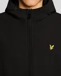Fleece Back Softshell Jacket  - Jet Black