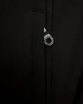 Fleece Back Softshell Jacket  - Jet Black