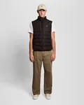 Quilted Gilet Vest - Jet Black