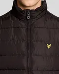 Quilted Gilet Vest - Jet Black