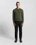 Lambswool blend crew neck Jumper - Deep Depths Marl