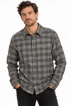 Static Check Flannel Shirt - Static Grey