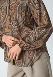 Ebbey Shirt - Brown Paisley