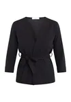 Glut wrap blouse - Black