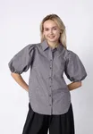 Ella-SH94 Blouse - Brown Check