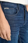 Tapered Fit Jeans - Deep Blue Denim