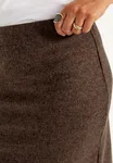 Beata Short Skirt - Brown Melange