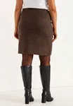 Beata Short Skirt - Brown Melange