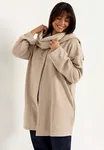 Beata Scarf Cardigan - Light Beige Melange