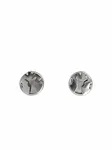 Downy Button Covers - Pearl Silver Coloured