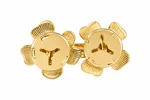 Jelline Button Covers - Gold Coloured