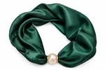 scarf med pärlknäppning - Bottengreen