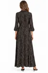 Savanna Long Shirt Dress - Coffee Bean Pixie