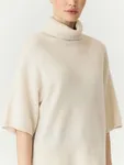 Emilia 2/4 Wool Knit Pullover  - Sandshell